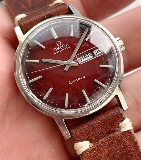 omega red dial